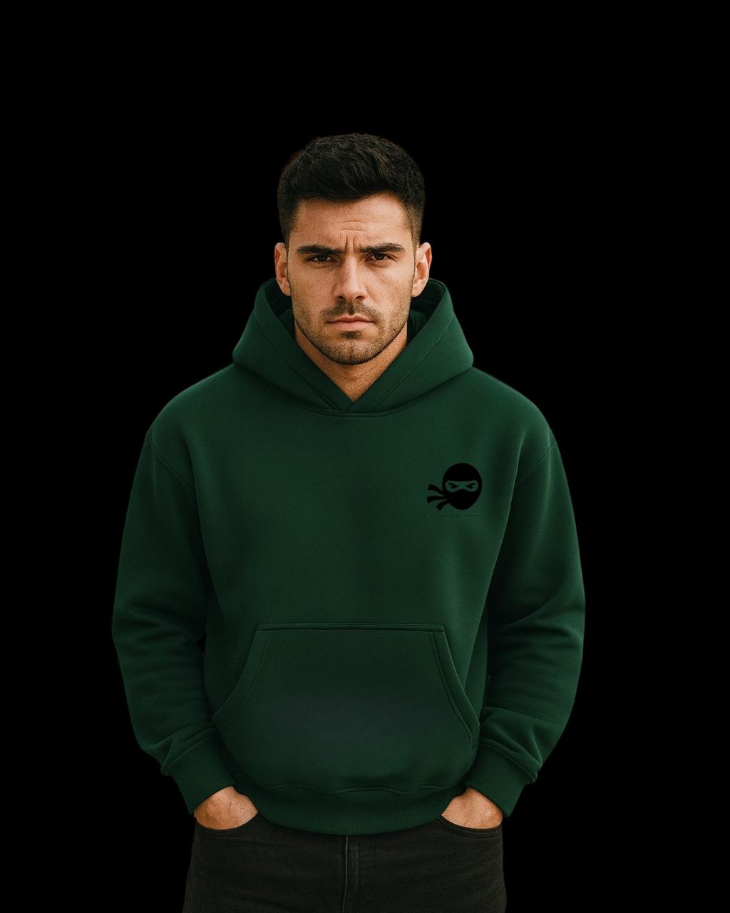 Aura Hoodie Forest Green – Premium Forest Green Hoodie for Men and Women
