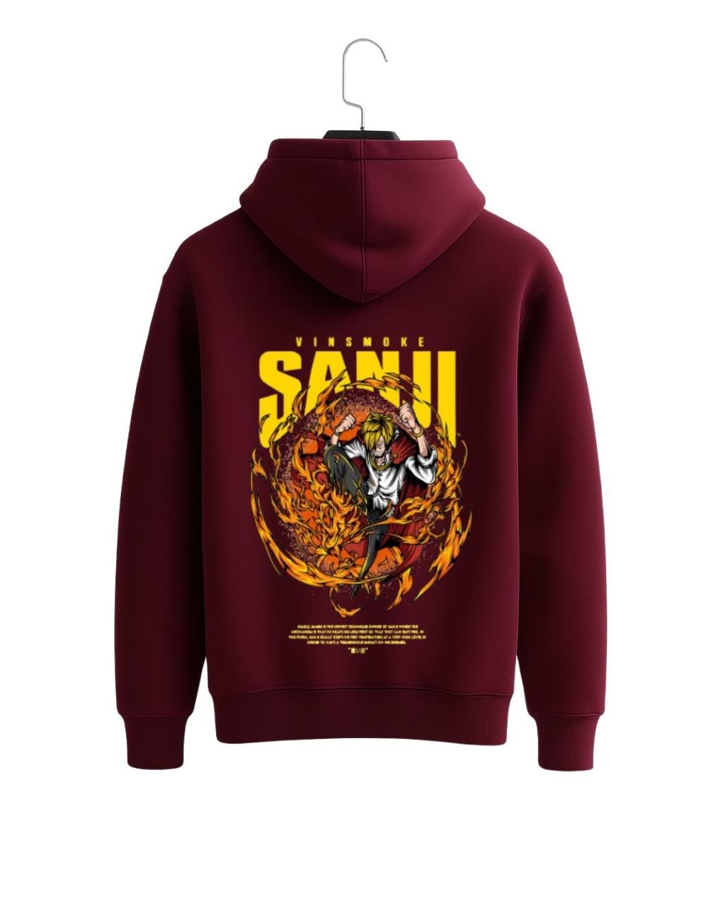 Aura Hoodie Burgundy – Premium Burgundy Hoodie for Men and Women