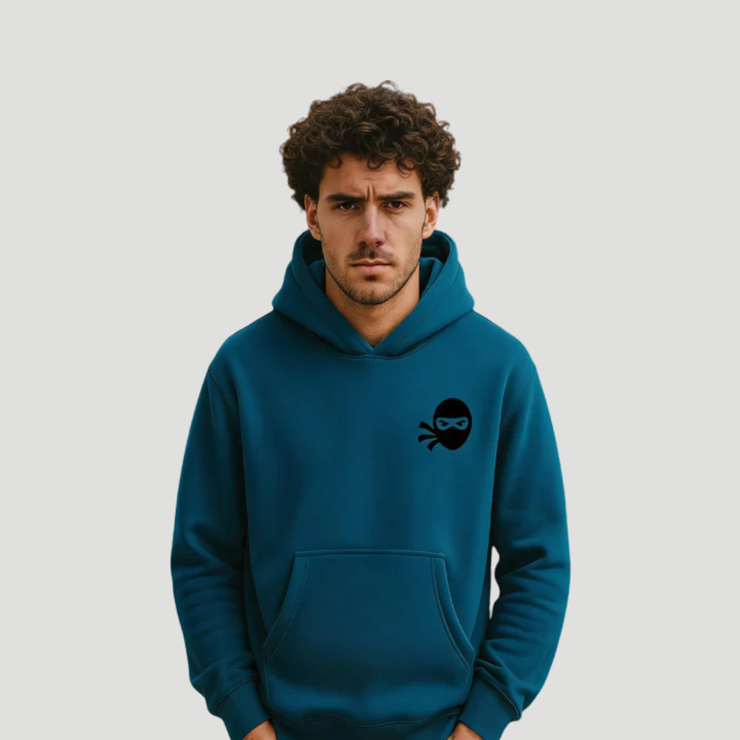 AURA HOODIE TEAL BLUE