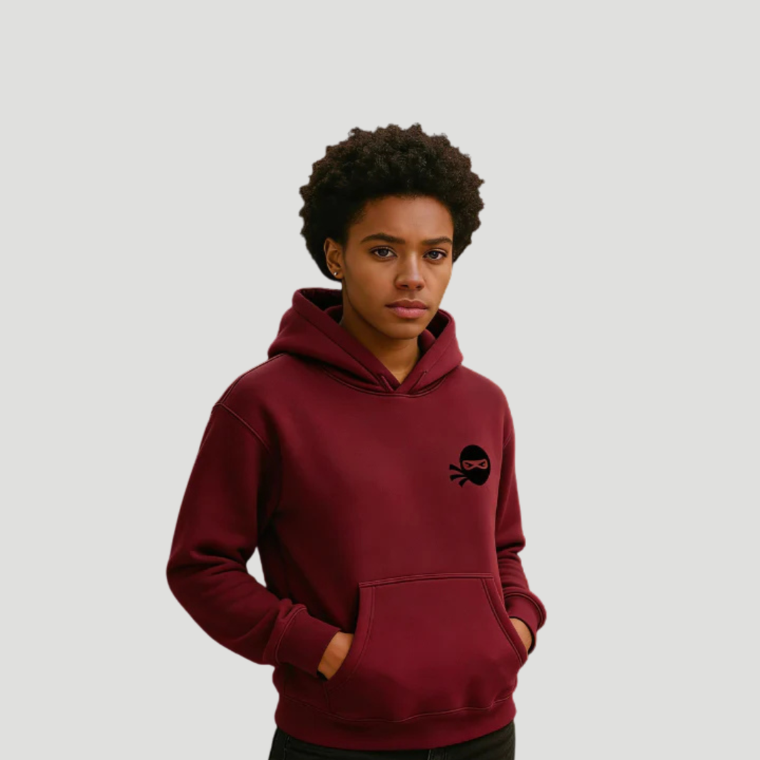 AURA HOODIE BURGANDY